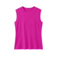 thumbnail image 2 of UACY Tank Tops for Girls Summer Ribbed Knit Tank Tops Solid Color Sleeveless Stretch Shirts Summer Casual Basic Tanks (Hot Pink, 18-24 Months), 2 of 8