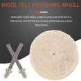 thumbnail image 3 of 33Pcs Soft Felt Polishing Buffing Wheel Mixed Accessory for Rotary Tool, 3 of 9
