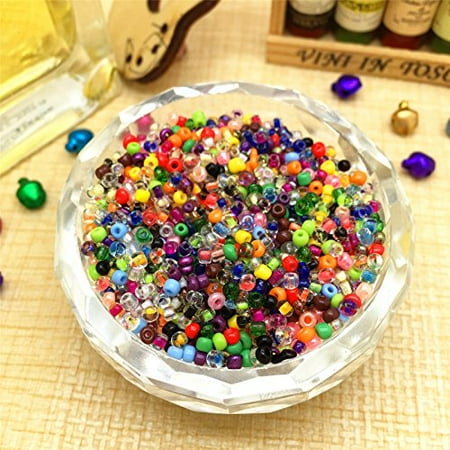 Making Beach Glass Jewelry - 1000 PCs Mixed Round Czech Glass Seed Loose Spacer Beads Jewelry Making DIY 2 mm
