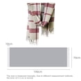 thumbnail image 2 of Bufanda grande de celosía cálida de invierno con rejilla grande y Mantón largo de moda, 2 of 5