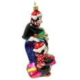 thumbnail image 4 of Penguins Delivering Presents to the Mailbox Polish Glass Christmas Tree Ornament, 4 of 5