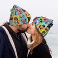 thumbnail image 5 of Lsque Cute Dogs Collage Pattern Knitted Beanie, Unisex Winter Hat, Knit Hat Winter Beanies Thick Fisherman Beanies Cuffed Plain Skull Caps, 5 of 6