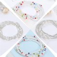 thumbnail image 3 of 3 uds cadenas de cuentas de cintura para mujer cadenas coloridas de verano para el cuerpo cuentas para el vientre, 3 of 4