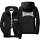 thumbnail image 2 of Hardcore-Chaqueta cortavientos con capucha para hombre, abrigo de piloto con cremallera, impermeable, cortavientos, prendas de vestir deportivas de secado rápido, 2 of 4