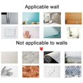 thumbnail image 4 of Reloj de pared para el hogar, reloj decorativo 3D, espejo digital de acrílico estéreo, adhesivo de pared, Sunny, 4 of 4
