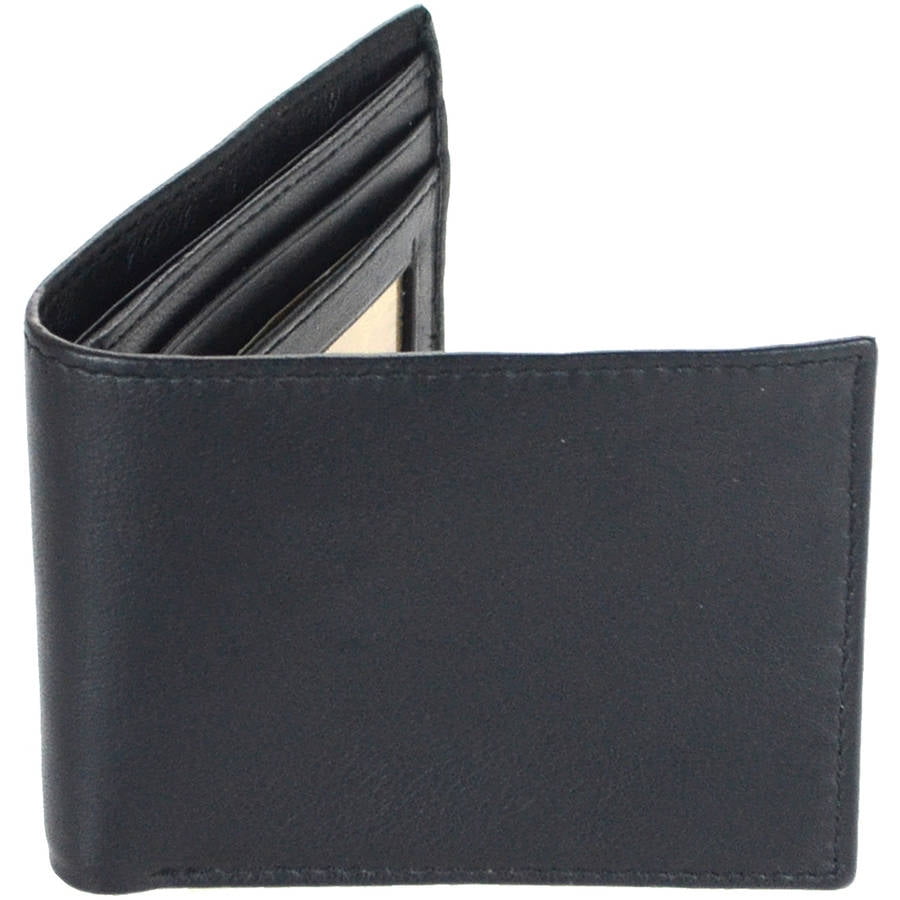 Mena Ladies New Premium Super Soft Genuine Leather Dark Brown Wallet Purse Boxed 