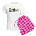 thumbnail image 5 of CafePress - County Armagh (Gaelic) Women's Light Pajamas - Women's Short Sleeve Print T-Shirt and Pants Light Cotton Pajama Set, 5 of 7