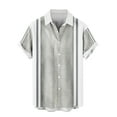 thumbnail image 4 of Mens Button Up Shirts Summer Casual Outdoor Work Shirts Loose Fit Short Sleeve Shirt, 4 of 5