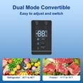 thumbnail image 4 of Techomey 13.8cu.ft Dual Mode Digital Control Convertible Uprigh Freezer/Refrigerator, 4 of 19