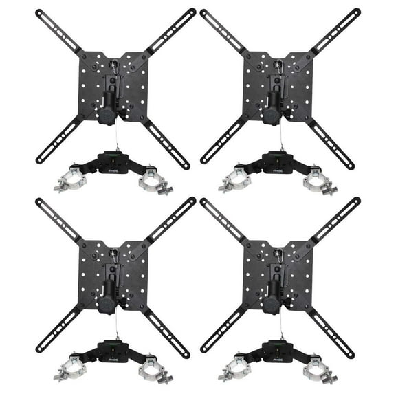 ProX XT-MEDIAMOUNT Universal 32" to 80" TV Bracket Vesa Mounts Quad Package