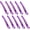 Purple, variant on 10 count Professional Hair Clips for Styling Sectioning - Sectioning Hair Clips for Styling, No-Crease Band& Anti-Slip Grip, Hair Clips for Blowouts, Curling, Coloring (Black)