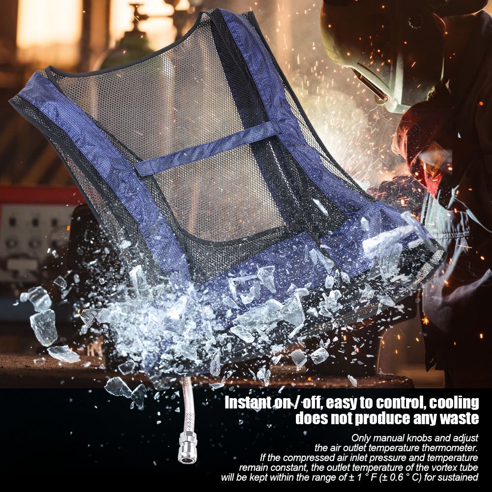 LHCER Air Conditioner Waistcoat Air Compressed Cooling Vest
