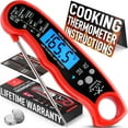 thumbnail image 1 of miduoudo-Grill Tech Thermomètre de Lecture Instantanée pour Viande pour Grill et Cuisson. Thermomètre Numérique Supérieur Étanche avec Rétroéclairage et Calibration. Sonde Alimentaire Numérique pour Cuisine et Barbecue!, 1 of 4