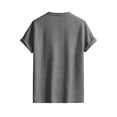 thumbnail image 7 of Luvrsol Tshirts for Men Stretch Solid Crew Neck Basic Tee Flexible Soft Layering Daily Undershirts S-2XL, 7 of 7