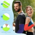 thumbnail image 3 of Uxcell Sun Protection Arm Sleeves for Men and Women Compression Cooling Sun Sleeves XL Size 1 Pair Spandex Fluorescent Green, 3 of 6
