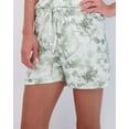 thumbnail image 4 of Real Essentials 2 Pack: Ultra Soft Women’s Pajama Set Short Sleeve and Shorts Lounge & Sleepwear (Available In Plus), 4 of 6