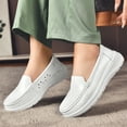 thumbnail image 4 of YOURDIARY Women Nurse Shoes Comfort Moccasins Nursing Lightweight Round Toe Work Breathable June Flat, 4 of 7
