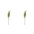 thumbnail image 3 of Naiovety Cono de pino Artificial de bayas de Navidad para decoración de Navidad, rama de árbol de pino Artificial de flor falsa, decoración Verde 2piezas, 3 of 6