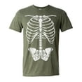 thumbnail image 3 of Summer Tops for Women Skeleton Rib Cage Funny T Shirt Sarcastic Humor Joke Top T Shirts for Women Army Green M, 3 of 3