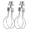 Silver, variant on Lamp Shade Accessories Clip On Lamp Shade Adapter AEELLEEA 2 Pack Universal Bulb Clip On Shade Holder Lamp Harp Adapter Replacement Finial Top Bracket Support Fitter Converter Lighting Hardware Part