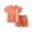 Red, variant on HCNTES Toddler Outfits Summer Girls And Boys T-shirt Baby Suits Clothes Short Sleeve Shirts Shorts Set
