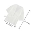 thumbnail image 2 of REOFLYUP 6 Pcs Cotton Shower Robe Versatile Usage Disposable For Spa Sauna Relaxation, 2 of 8