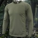 thumbnail image 1 of pstuiky camisas de manga larga para hombre, Camiseta de manga larga con cuello redondo, ligera, transpirable, ajustada, de color liso y secado rápido para hombre camisetas de hombre l, 1 of 3
