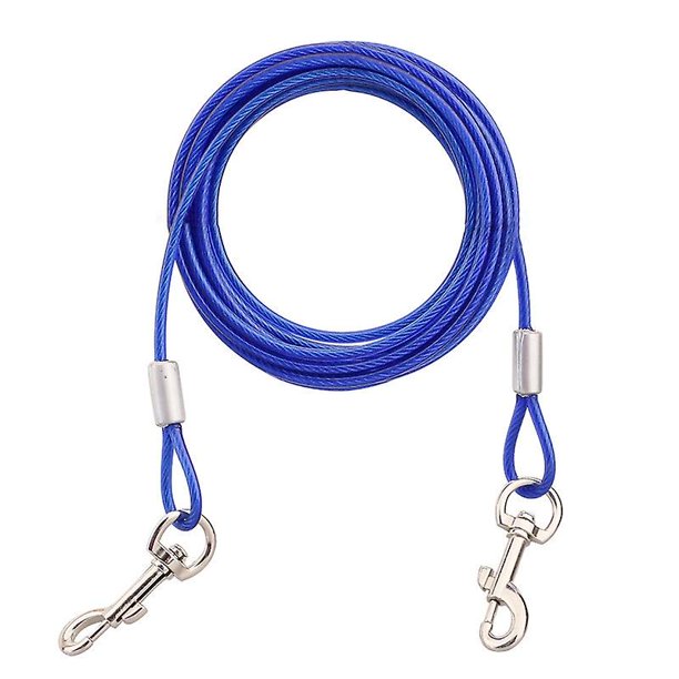 Wire Rope Dog Double-end Steel Wire Rope Pet Dogs 2 in 1 Traction Rope | Bodega ...