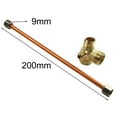 thumbnail image 4 of 200Mm Exhaust Tube With 3-Port Zinc Alloy Check Valve for Air Compressor Parts, 4 of 10