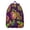 Floral Artistic, variant on Tropical Hibiscus Backpack, Hawaiian Floral School Bag with Jungle Leaves Pattern, Exotic Summer Beach Design, Vibrant Botanical Aesthetic