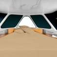 thumbnail image 2 of Universal Aft Berth 3 Piece 100% Egyptian Cotton 800TC The Best Boat V Berth Bedding Fits mattresses up to 12” Depth Durable & Easy Washable - Great Gift for Boaters ( Taupe ), 2 of 4