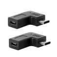 thumbnail image 2 of (2-pack) Micro USB to USB Adapter, Right angle 90 degree USB Male to Micro USB Female Charging and Connector Converter Adapter, 2 of 8