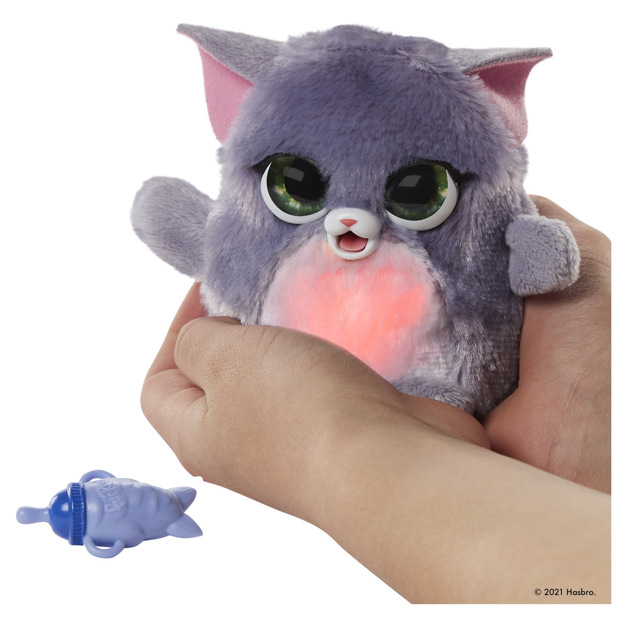 furReal Fuzzalots Kitty Color-Change Interactive Feeding Toy, Toys for Kids Ages 4 and up - image 4 of 7
