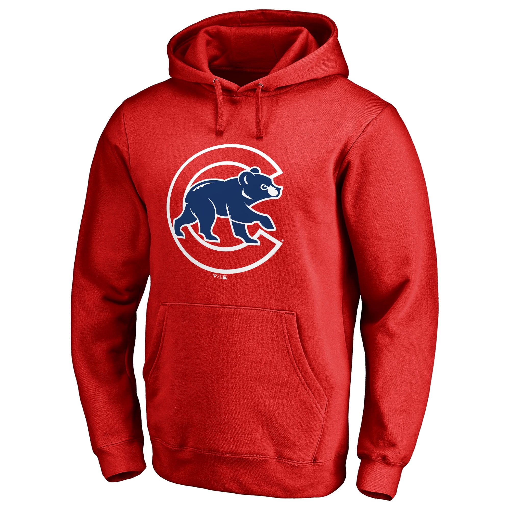 Chicago Cubs Secondary Color Primary Logo 2 Pullover Hoodie - Red - Walmart.com - Walmart.com
