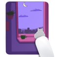 thumbnail image 1 of Mouse pad XSXXSC con lindo gato blanco 26 x 21 cm antideslizante, 1 of 7