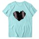 thumbnail image 1 of Blusas de Manga Corta para las Mujeres Divertido Impreso Cuello Redondo Tee, Vintage Humor Gráfico Blusas de Primavera para las Mujeres, 1 of 3