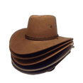 thumbnail image 2 of Sombrero de vaquero americano del oeste, sombrero de gamuza para exteriores, sombrero para montar a caballo para hombre, sombrero de vaquero de ala grande, 2 of 6