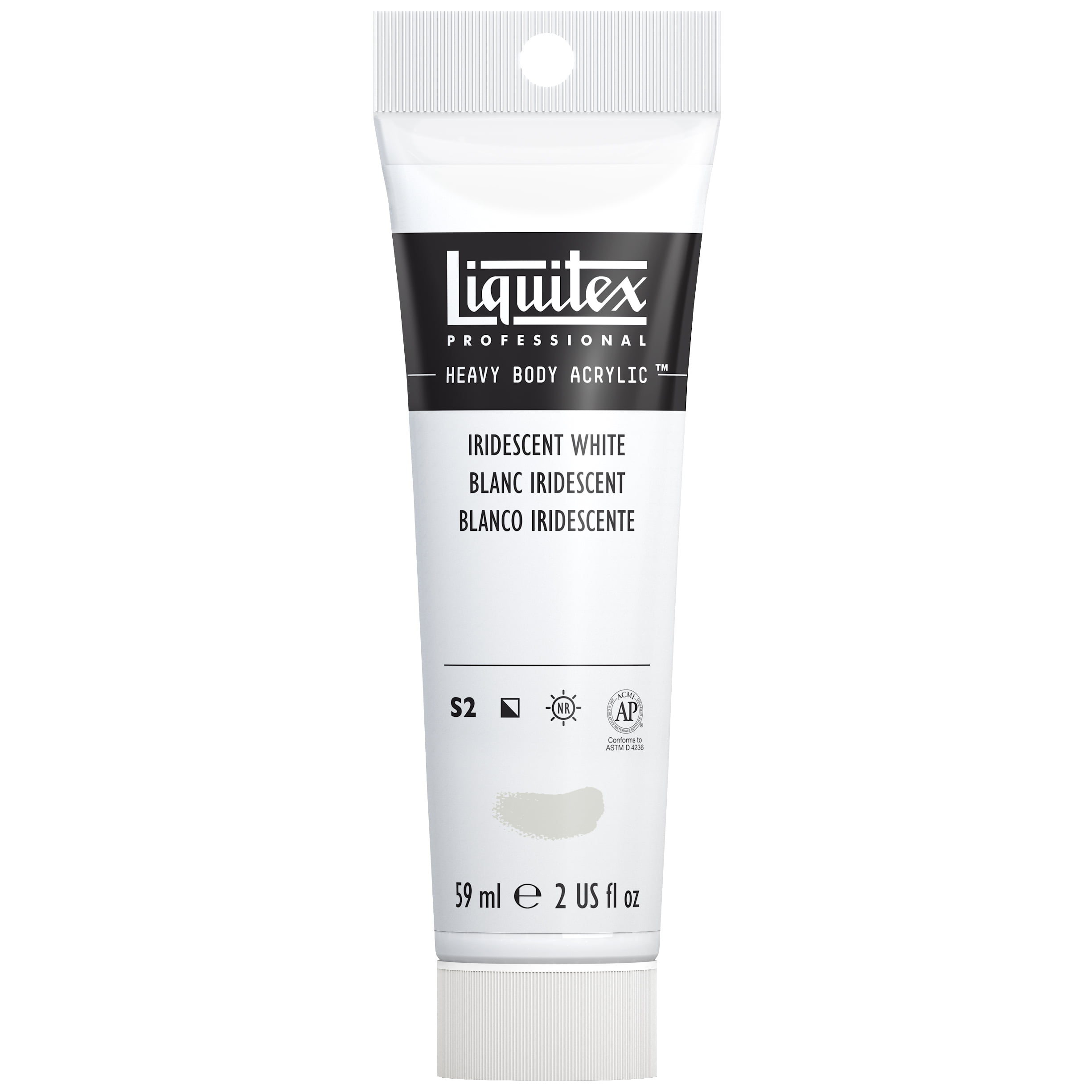 Liquitex Professional Heavy Body Acrylic Color, 2 oz. Tube, Iridescent White