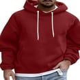 thumbnail image 1 of Fall Casual Pullover for Men  Long Sleeve Hooded Sweatshirt, 1 of 3