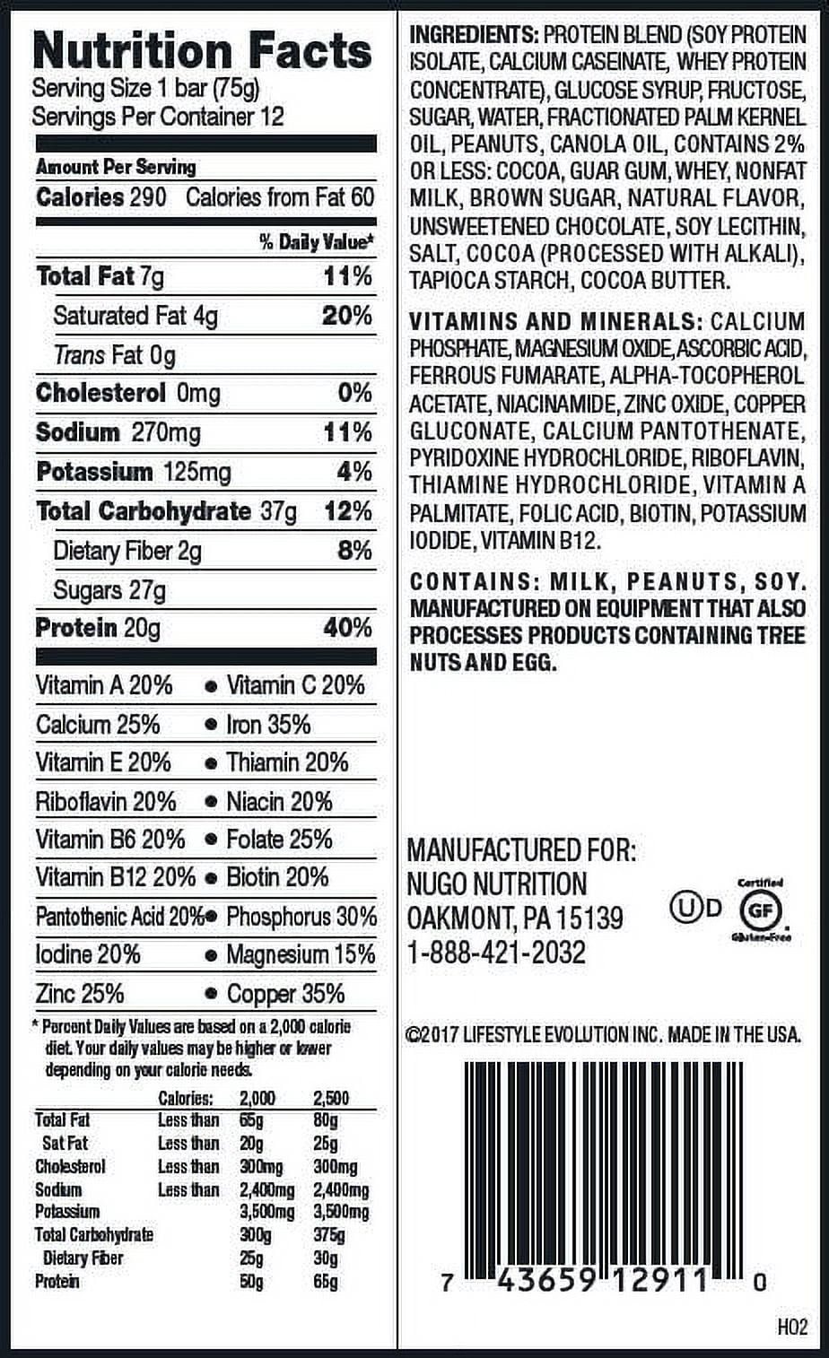 Promax Chocolate Chip Cookie Dough, 20g High Protein, Gluten Free, 12 Count