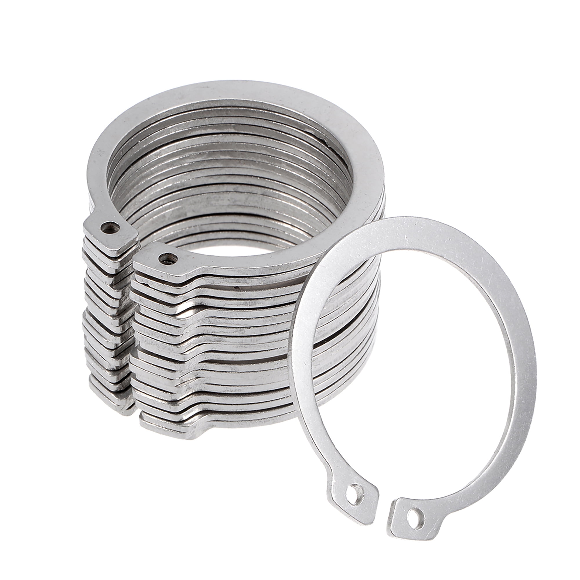44mm External Circlips Retaining Snap Rings 304 Stainless Steel 20pcs