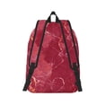thumbnail image 6 of Rocae Abstract Red Marble for Durable Canvas Backpack Leisure Large Bag Travel Rucksack Multi-function Backpack Medium, 6 of 8