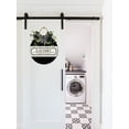 thumbnail image 2 of Laundry Drawers Rustic Wood Sign Plaque (12"x 12"), Wooden Wall Door Sign with Rope, Vintage Wooden Laundry Room Hanging Sign Decor for Laundry Room Wash House Farmhouse, 2 of 5