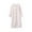 Pink, variant on Fewfanhot Cardigen Long Sleeve Button Bathrobe Ankle-Length Spot Pattern Nightgowns with Pocket for Women Ladies Sleepwear Pajama