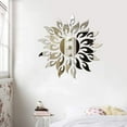 thumbnail image 2 of JUMRHFAN  3D Acrylic Mirror Wall Stickers, Sunflower Self-Adhesive Wall Decals, DIY Home Decorations for Living Room Bedroom Bathroom Farmhouse TV Background (Silver), 2 of 9