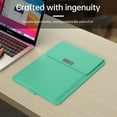 thumbnail image 6 of Laptop Sleeve Case 13 14 15.4 15.6 Inch for HP Dell Notebook bag for Macbook Air Pro 13.3 13.6 Shockproof Case for Men Women (Mint Green,13 Inch), 6 of 6