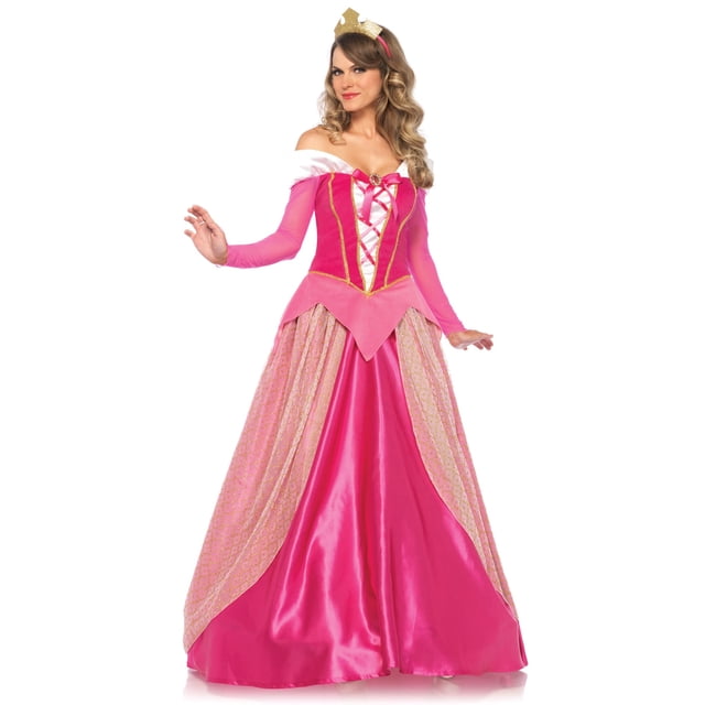 Disfraz Leg Avenue Princesa Aurora de La Bella Durmiente Rosa Talle L