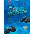 thumbnail image 2 of Camiseta Monster Jam Megalodon Monster Truck Tie Dye Azul, 2 of 5