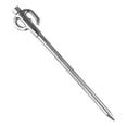 thumbnail image 1 of Piquet d'Ancre pour Chien de Camping en Acier Inoxydable, Piquet à Nouer pour Animaux de Compagnie, Extérieur, 30 cm, 1 of 9