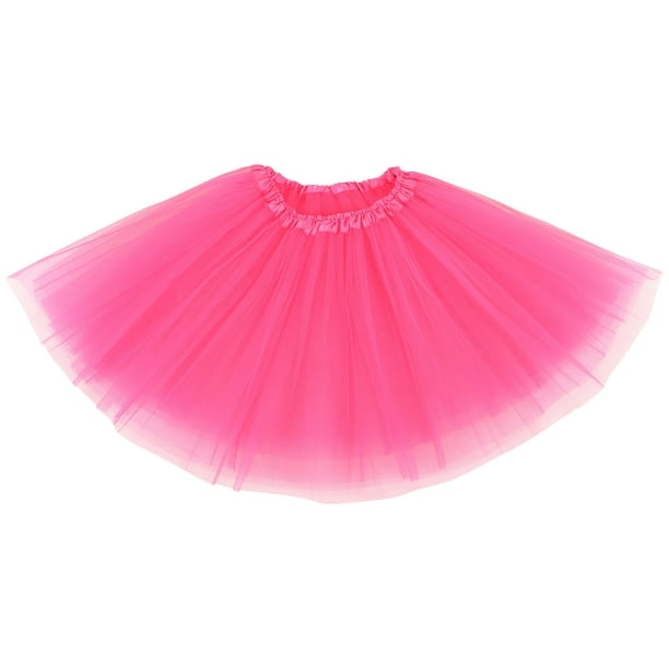 Women's Boutique Ballerina Skirt Tutu W/ Elastic Waist Band Pink - Walmart.com